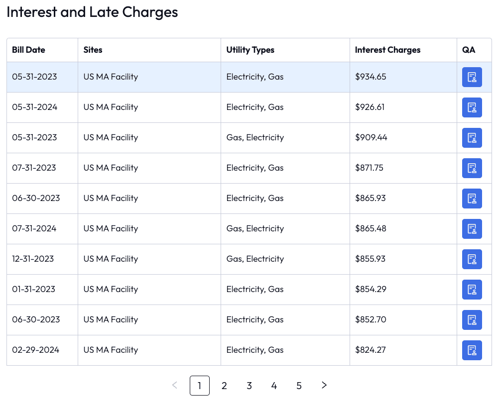 Nectar utility bill audits, bill reconciliation — utility data management feature