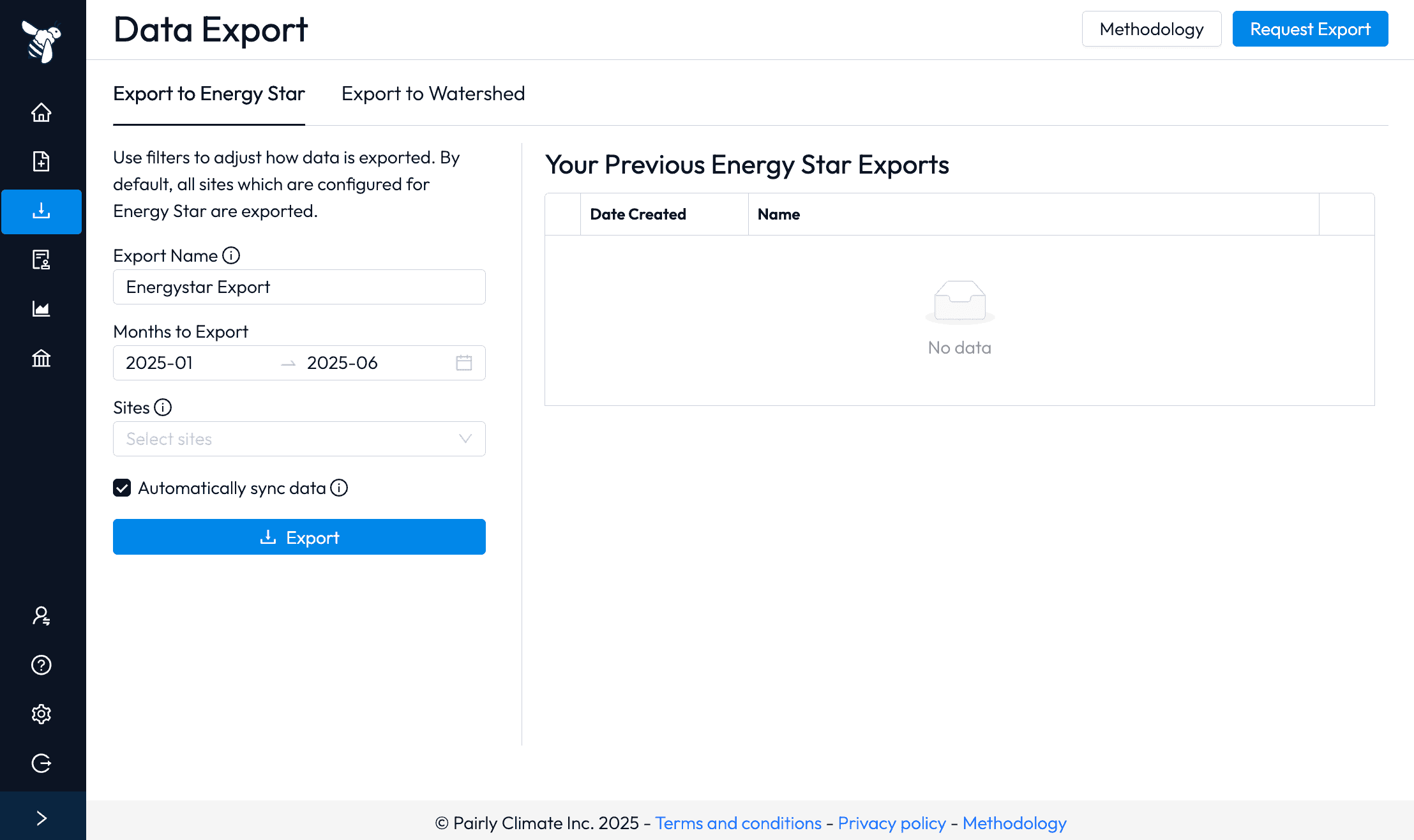 Nectar sweep alternative | nectar — automated utility data management screenshot