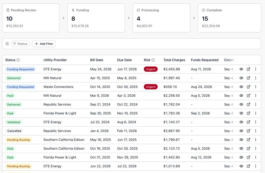 Nectar for finance and ap — utility data management solution